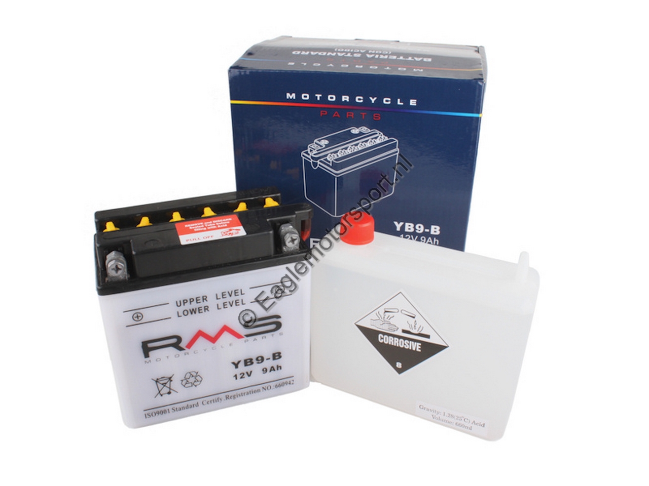 Accu 12 volt EGL 250cc